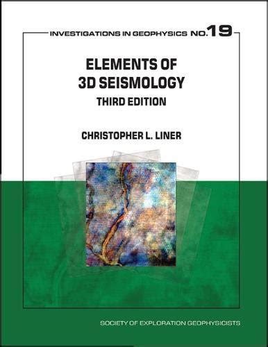 elements 3 d seismology christopher liner Epub