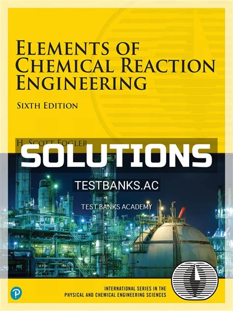 elements of chemical reaction engineering solutions manual Reader