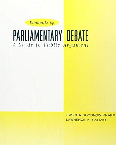 elements of parliamentary debate knapp Doc