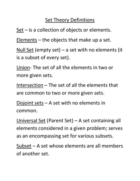 elements of set theory elements of set theory PDF