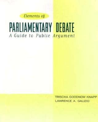 elements-of-parliamentary-debate-knapp Ebook Kindle Editon