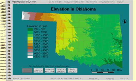 elevation in oklahoma city ok