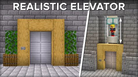 elevator on minecraft