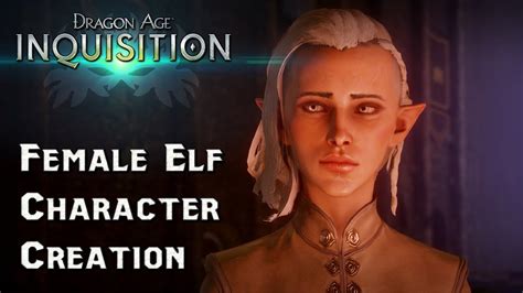 elf customization dark age inquisition