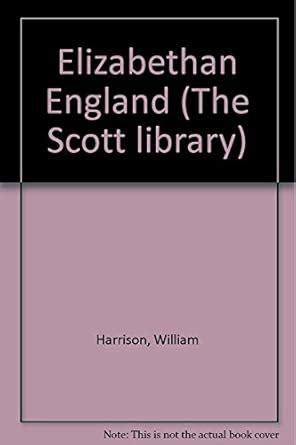 elizabethan england the scott library Doc