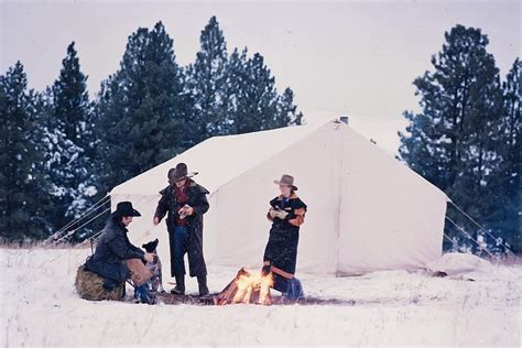 elk horn tent and canvas