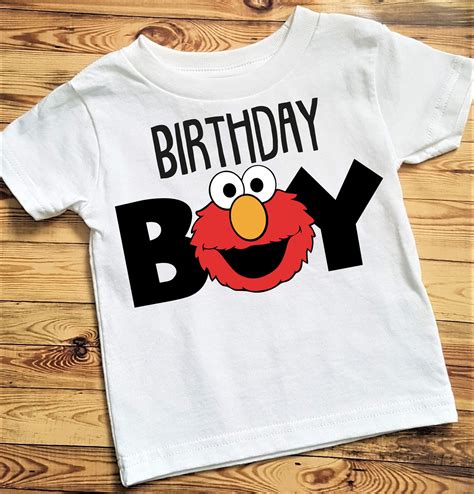 elmo birthday shirt