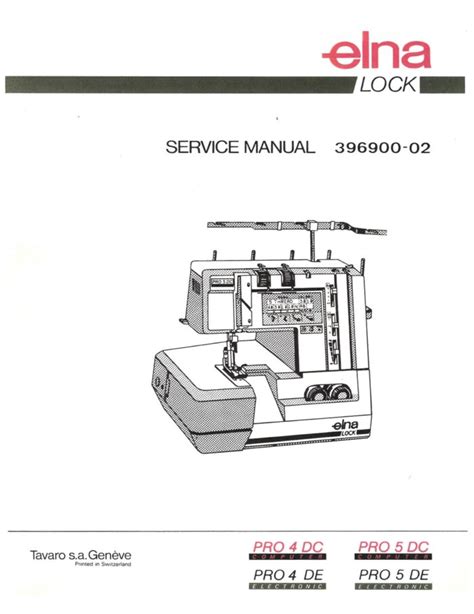 elna serger manual pdf Epub