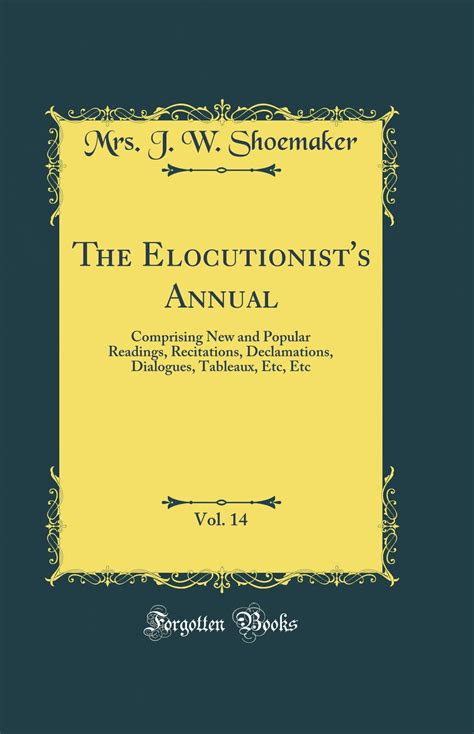 elocutionists annual number vol declamations Doc