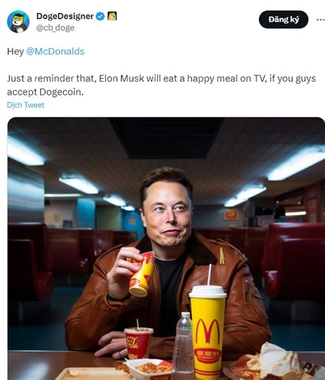 elon musk mcdonald's