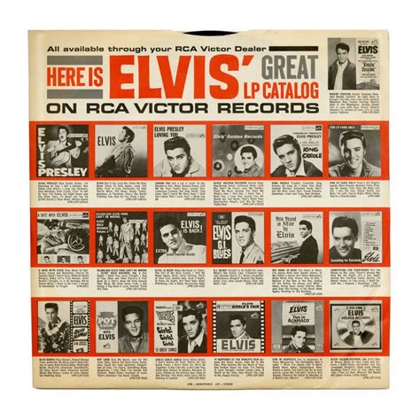 Elvis Great Lp Catalog
