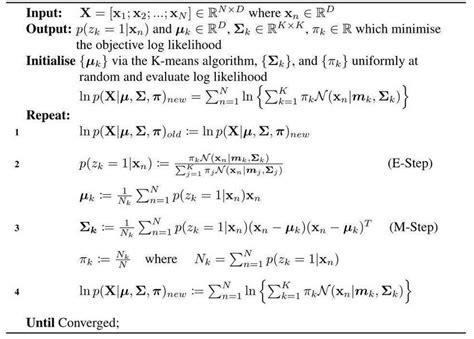 em algorithm for gaussian mixture model