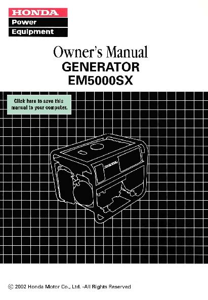 em5000sx service manual equally you may have Doc