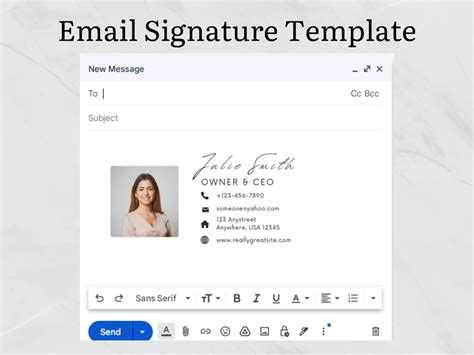 Email Signiture Template