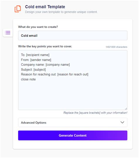 email template generator ai