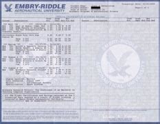 embry riddle aeronautical university transcripts