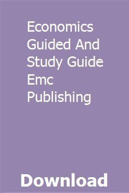 emc economics guided and study guide Reader