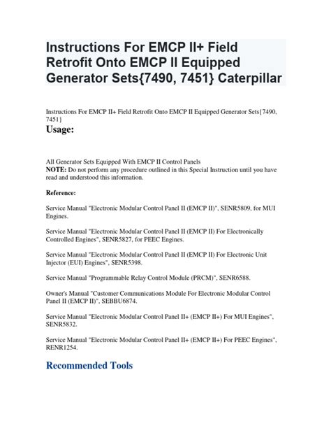 emcp ii codes pdf Reader