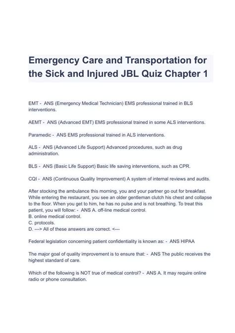 emergency care 12th edition tests Reader