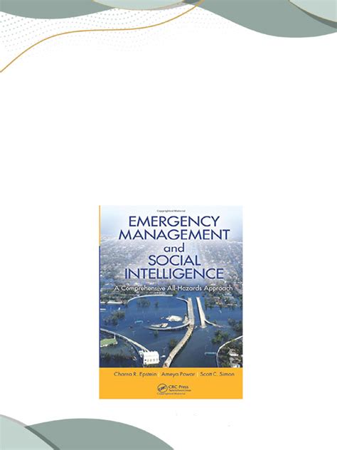 emergency management and social intelligence a comprehensive all hazards approach Reader