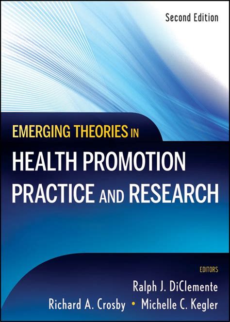 emerging theories in health promotion practice and research PDF