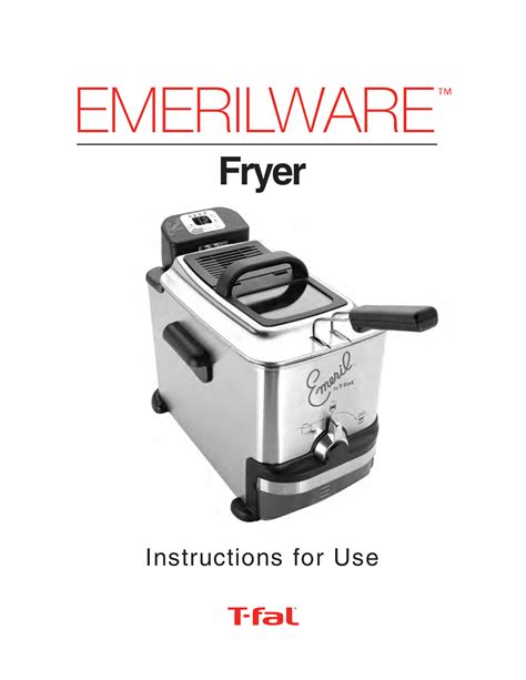emeril stainless deep fryer user guide PDF