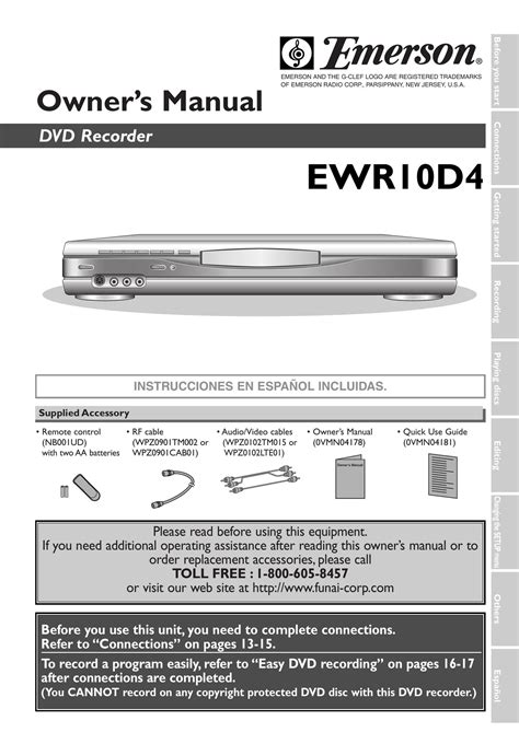 emerson dvd recorder manual Doc