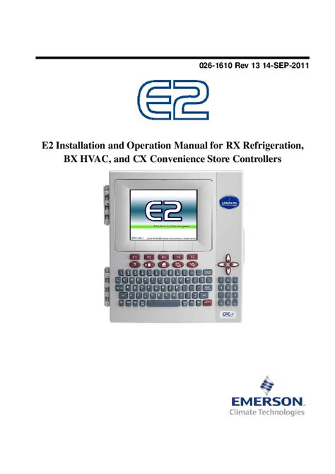 emerson edvc860f user guide PDF