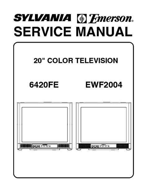 emerson ewf2004 service manual Reader
