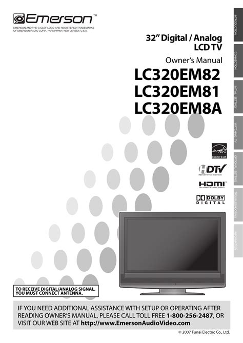 emerson flat panel hdtv user manual Epub