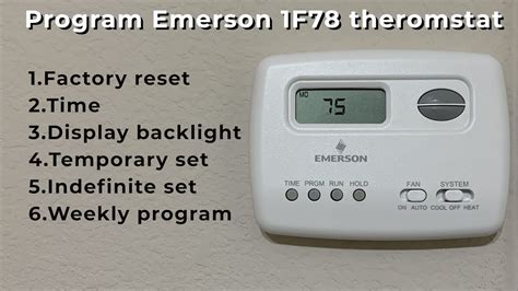 emerson thermostats manuals Kindle Editon