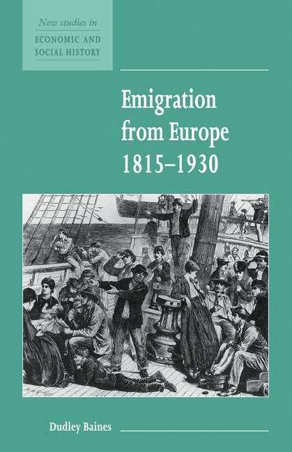 emigration from europe 1815 1930 emigration from europe 1815 1930 Epub