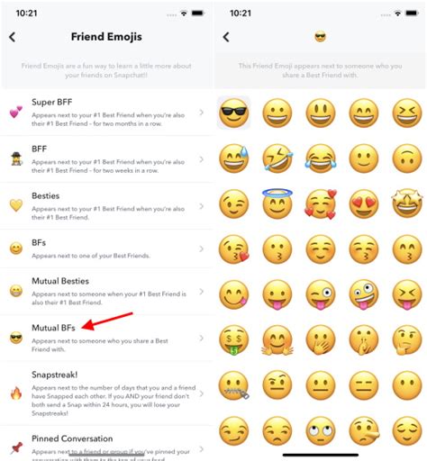 Emojis Snapchat Bedeutung