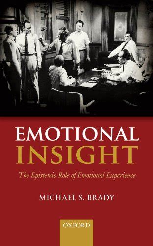 emotional insight the epistemic role of emotional experience PDF