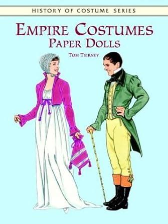 empire costumes paper dolls history of costume series Epub