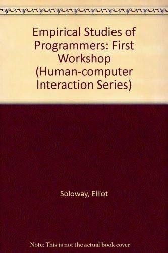 empirical studies of programmers empirical studies of programmers Reader