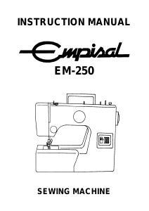 empisal sewing machine manual Kindle Editon