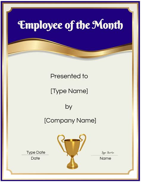 employee of the month template Reader