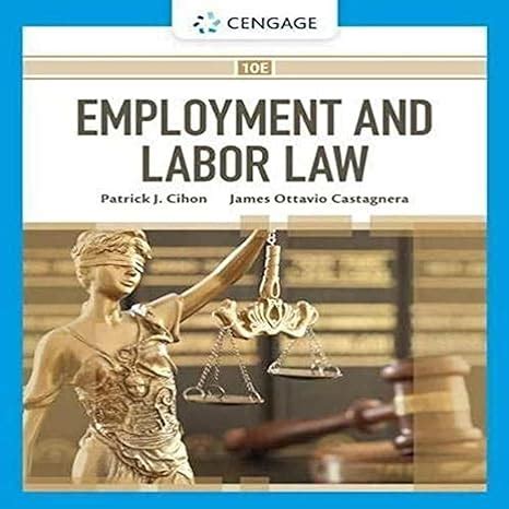 employment and labor law 7th edition by cihon patrick j castagnera james ottavio published by south western Kindle Editon