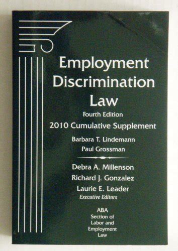 employment discrimination law 4th edition 2 volume set Epub