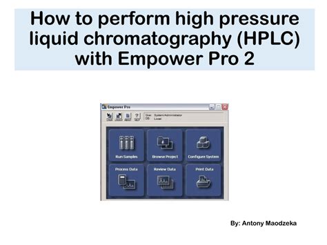 empower 2 software manual for hplc pdf PDF