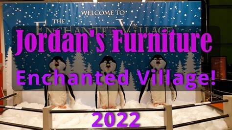 enchanted village at jordan's furniture