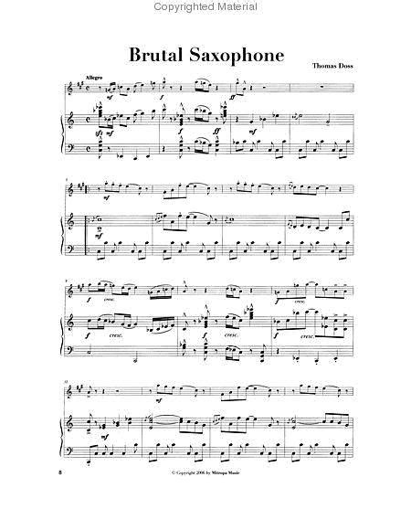 encore pieces for alto saxophone and piano accompaniment Reader