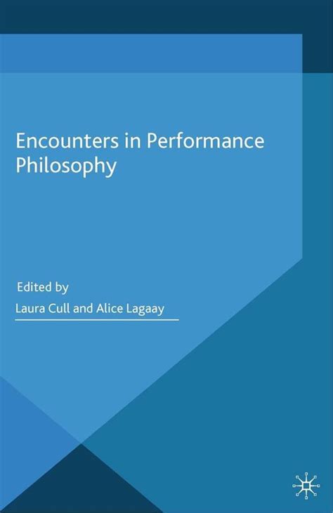 encounters in performance philosophy Ebook Reader