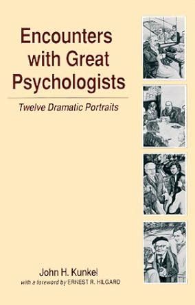 encounters with great psychologists twelve dramatic portraits PDF