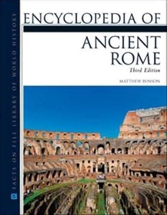 encyclopedia of ancient rome facts on file library of world history Doc