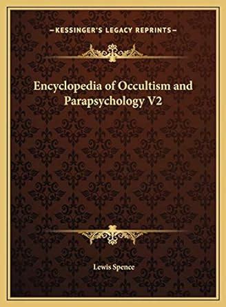 encyclopedia of occultism and parapsychology PDF