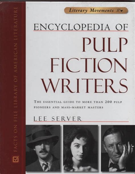 encyclopedia of pulp fiction writers facts on file library of american literature Epub