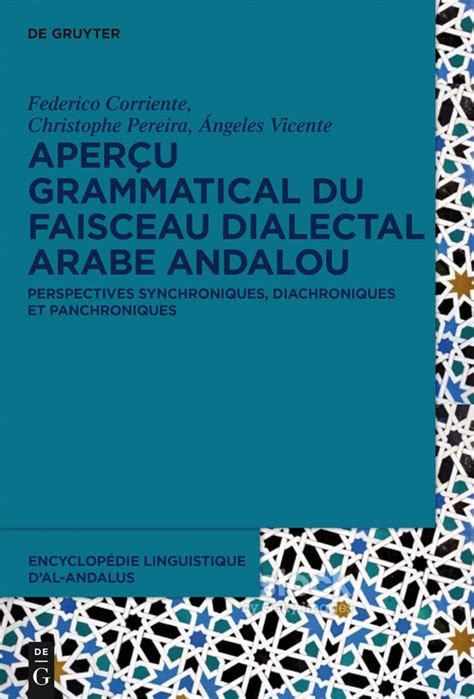 encyclopedie linguistique dal andalus diachroniques panchroniques Epub