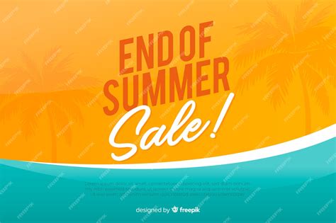 end of summer sales